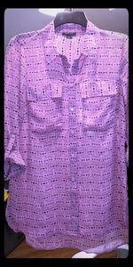 I ❤️ RONSON Semi Sheer Long Sleeve Blouse